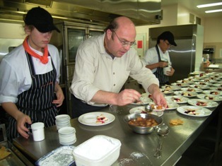 plating up: 