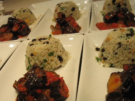 Turkish Rice & Balado Terong: