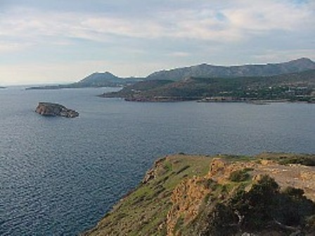 a view from sounion: