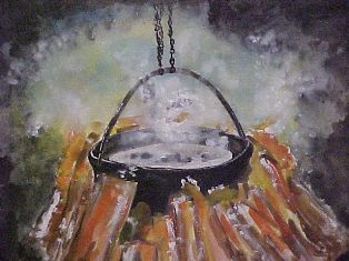 boiling pot: 