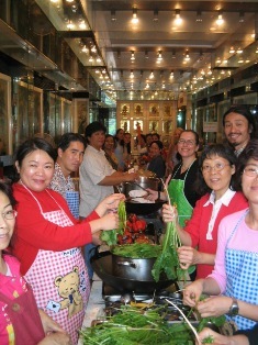 Cooking it up in Hong Kong: 