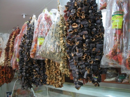 dried veg: