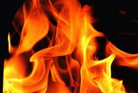 flames: 