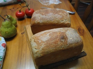fresh bread: