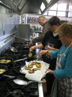 frying eggplant: 