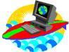 gone surfing: 