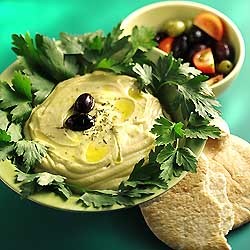 hummus: 