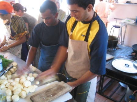 kitchen action: 