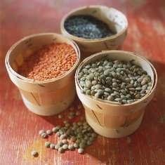 lentils: 