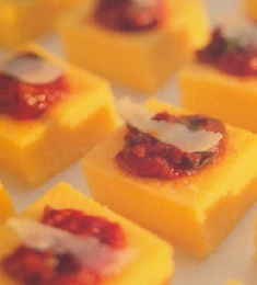 polenta squares: