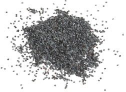 poppy seeds: